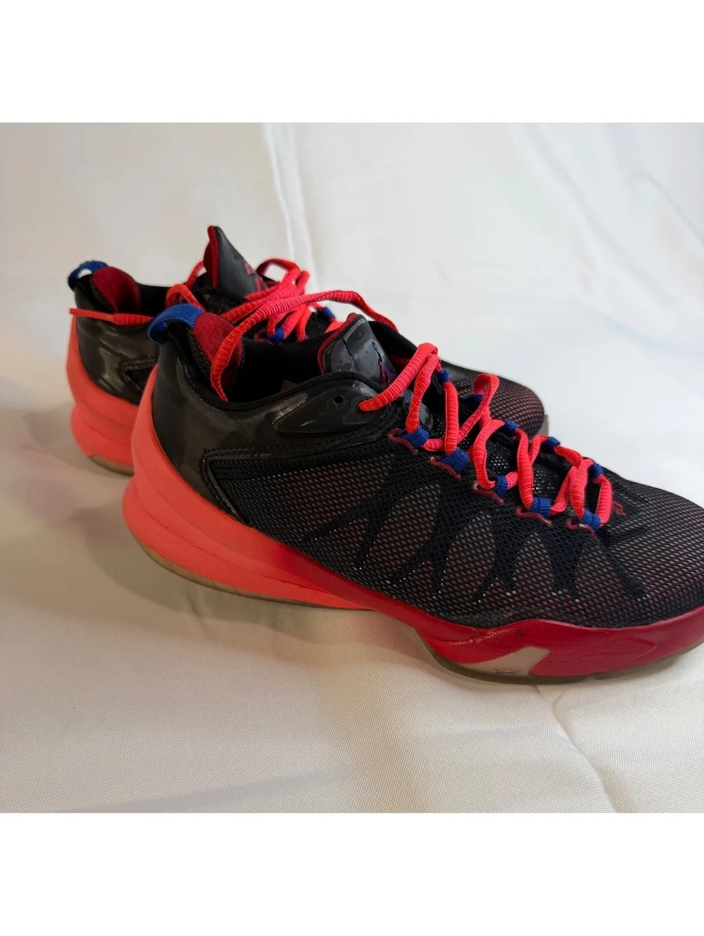 Jordan CP3.X Basketball Shoes Black Red Blue Size 10